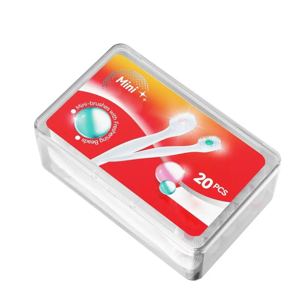 Mini brosse a dents de voyage 