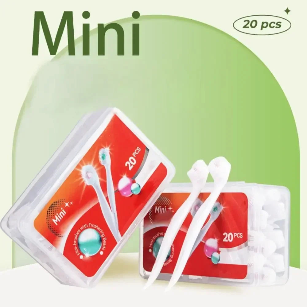 Mini brosse a dents de voyage 