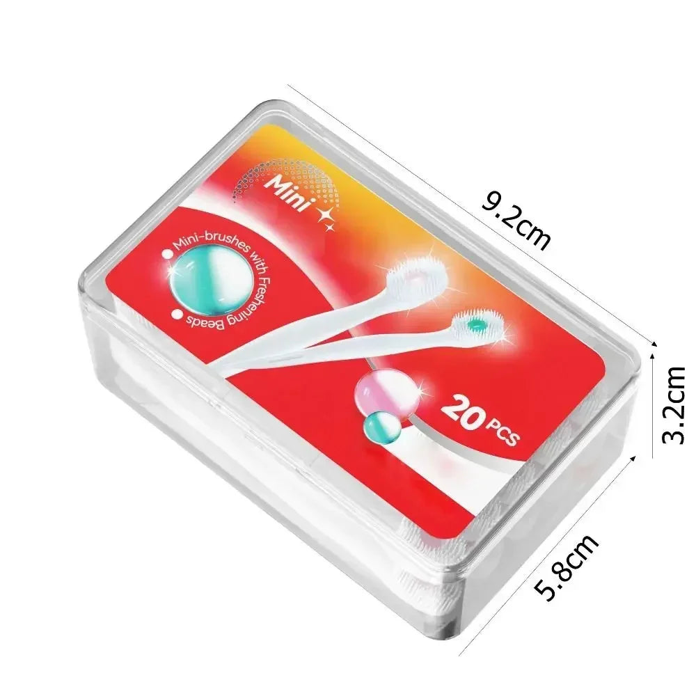 Mini brosse a dents de voyage 