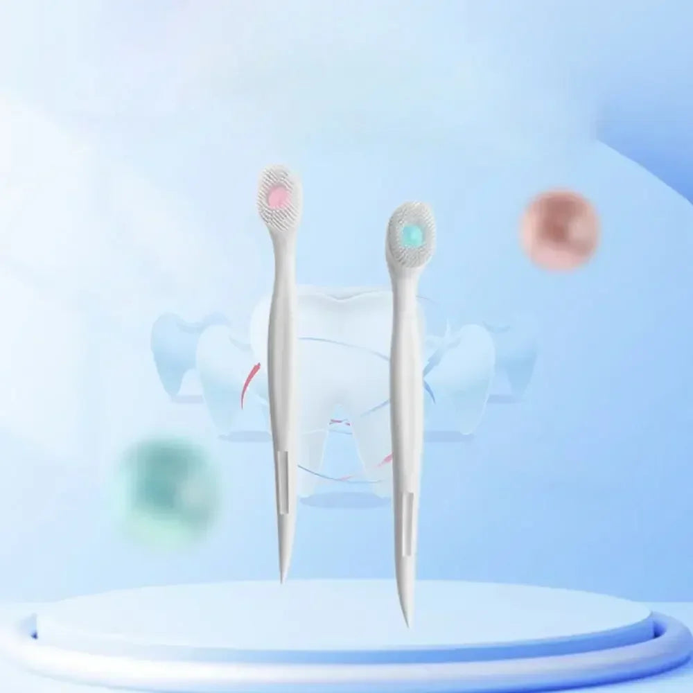 Mini brosse a dents de voyage 